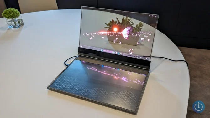 Lenovo Unveils Groundbreaking Transparent Laptop Concept